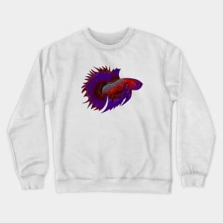 Abstract Betta Fish Art Crewneck Sweatshirt